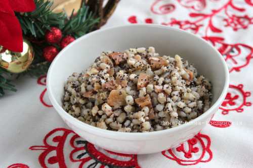 Рождественская кутья: рецепт с пшеницей и сухофруктами